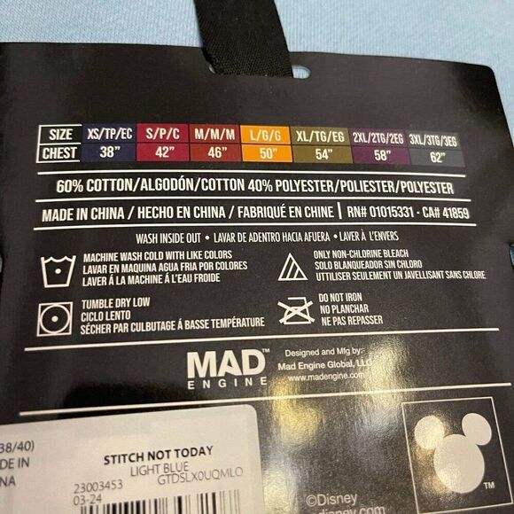 Disney Lilo & Stitch Men’s Medium Hoodie - Picture 5 of 5